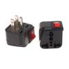 Розетка 10А/13А 250В с выключателем Универсальный Американский US Европейский UK EU AU Дорожный Электрический Адаптер Штекера