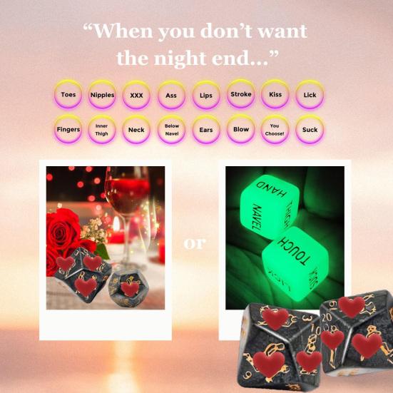 6 шт./набор игральных костей для пары, набор игральных костей для свиданий, 6/10/12 сторон, игральные кости для определения позиции поведения, подарок на День святого Валентина, годовщина, девушка, парень, муж, жена