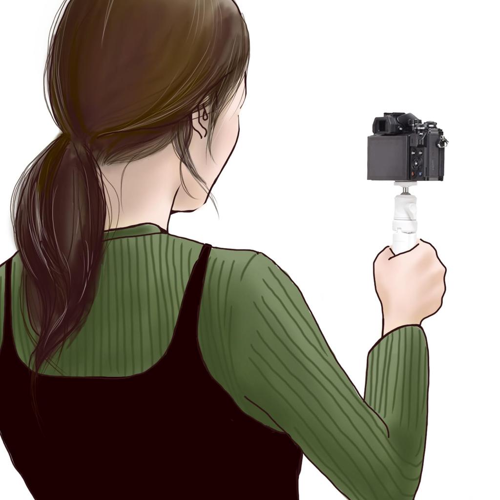 Etsumi Tetra Grip Pod Штатив-тренога настольный 3 Максимальная длина Легкий штатив, Секции, 160 мм, 105 г, Белый, VE-2335