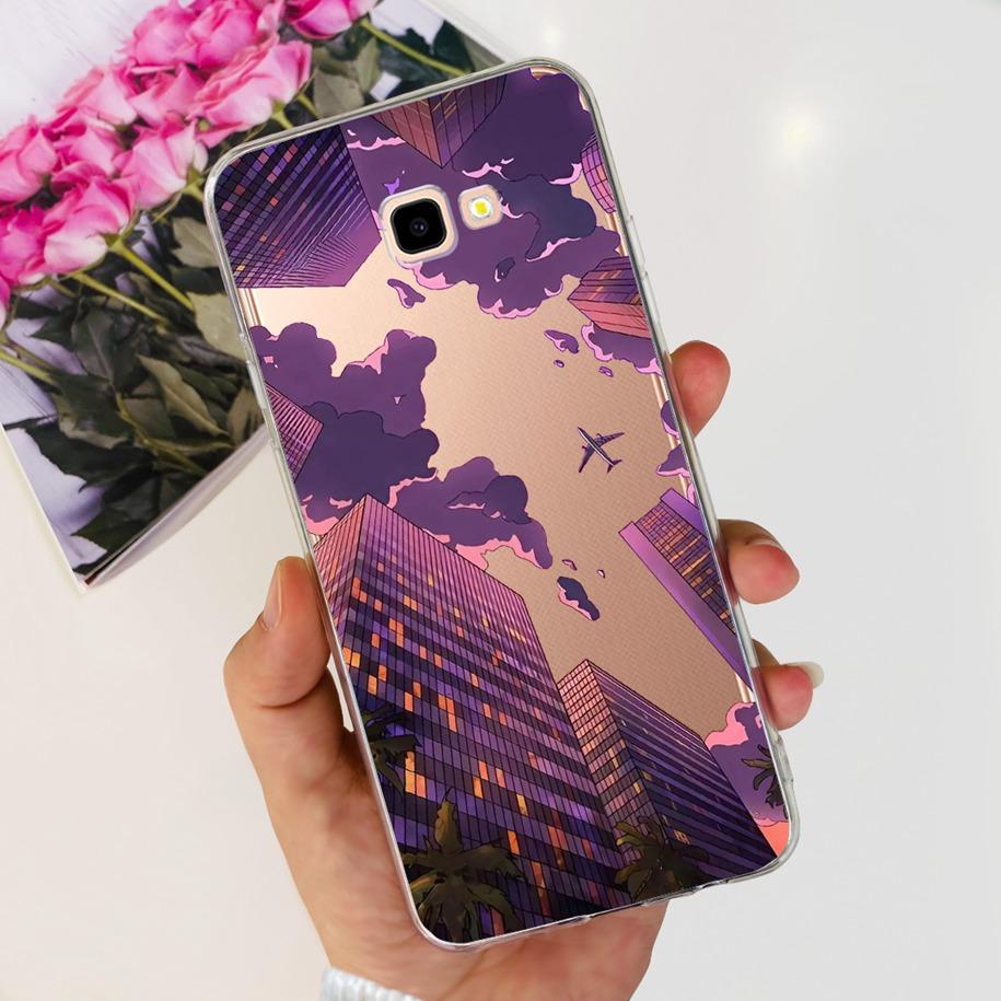 Чехол для телефона Samsung Galaxy J4 Plus 2018 Модный Цветок Мягкий Силиконовый Чехол для Samsung J4 J 4 Plus 2018 J4+ J415F J4Plus Capa