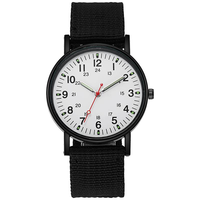 Luminous Wrist Watch Nylon Weave Band Men Watches Men Sports Quartz Watches Fashion Mens Gift