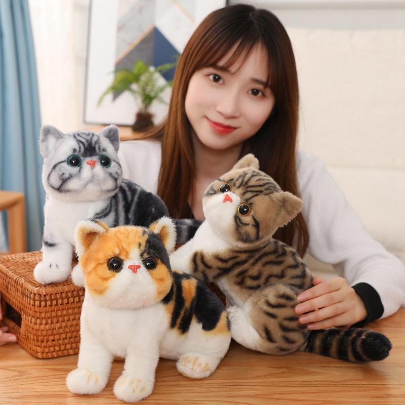 Новая Кукла Кот Кукла Милая Плюшевая Игрушка Маленький Цветочный Кот Кот Звезда Кукла