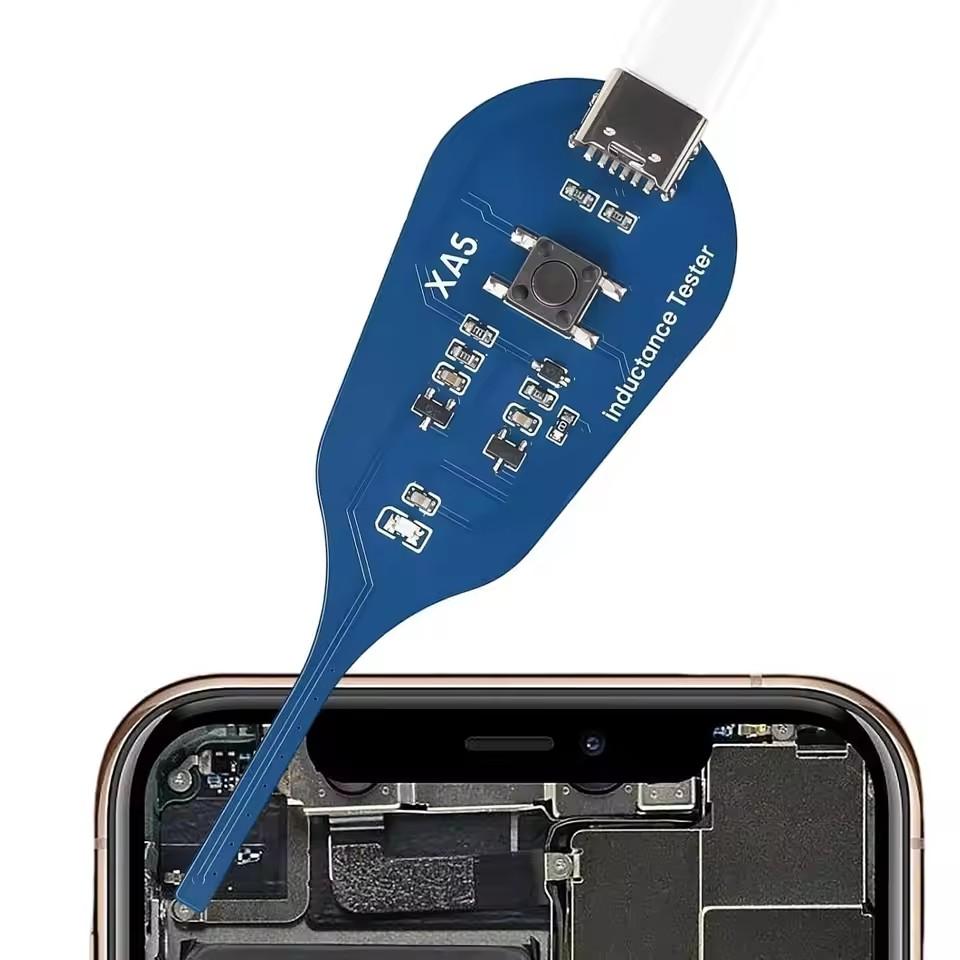 Phone/PC Mini Inductor Tester Type-C Powered High Precision Mainboard Coil Testing Tool with LED Indicator PCB Repair Tools