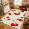 Ins Modern Red Cherry Large Living Room Rug Decoration Washable Non-slip Bedroom Study Carpet Soft Fluffy Parlor Sofa Floor Mats
