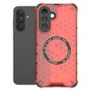 For Samsung Galaxy A56 5G/A36 5G Magnetic Case Honeycomb Design TPU + PC Phone Cover