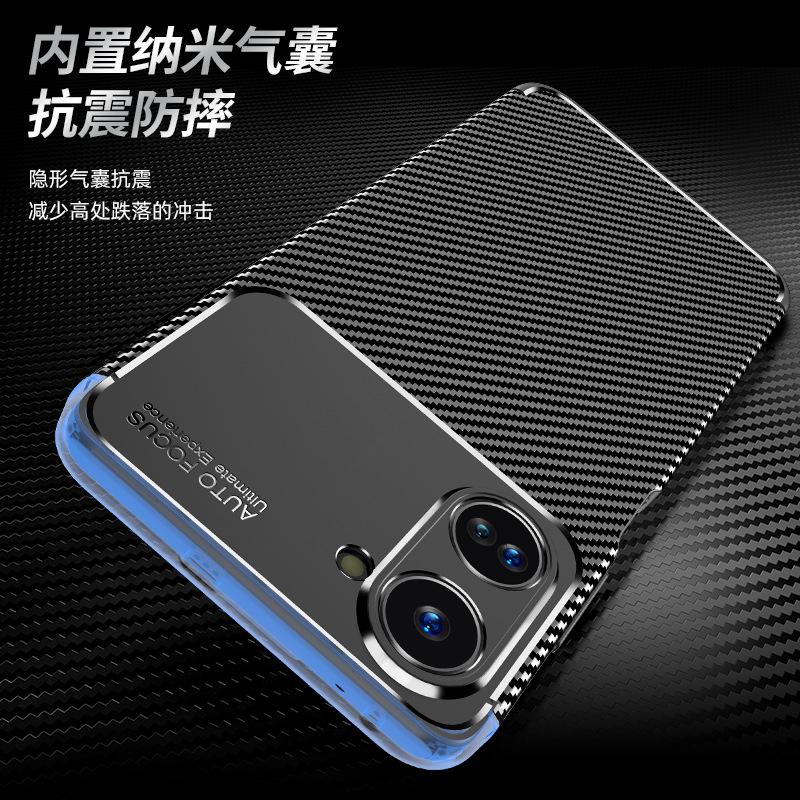 Применимо к OPPO Realme10 Чехол для мобильного телефона с узором из углеродного волокна "Жук" realme9i Полностью закрывающий защитный чехол от падения