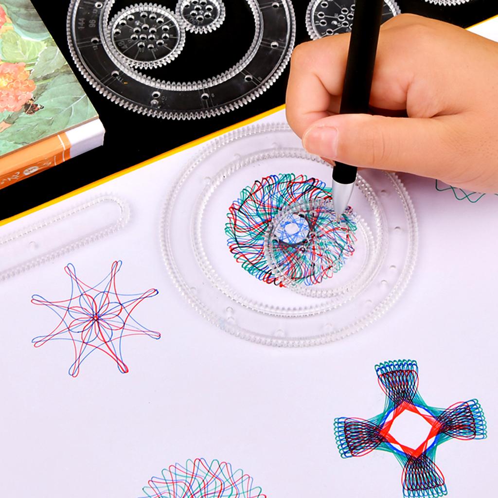 Набор для рисования спирографа из 22 предметов Creative Deluxe Набор для рисования