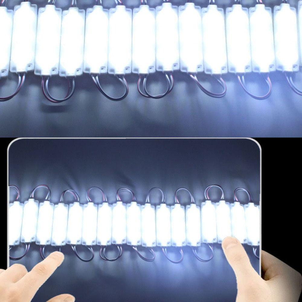 20pcs Luminous Led Module Waterproof Hard Strip Bar Light Backlight Modules  Truck Side Marker