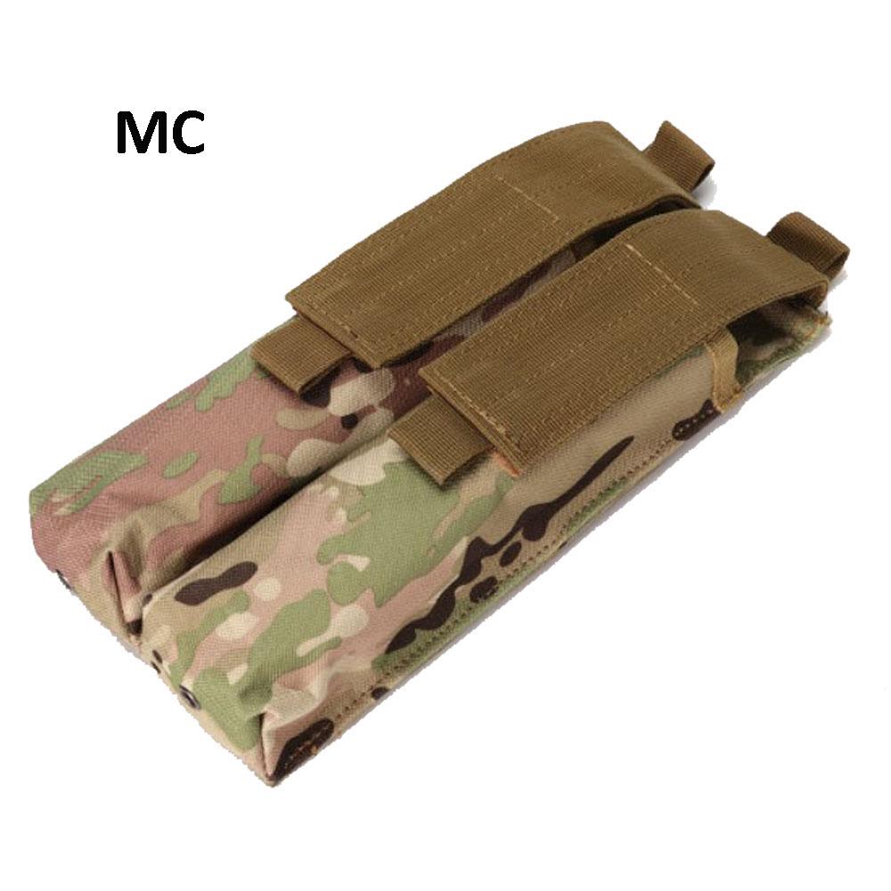 Сумка для магазинов Molle из нейлона 1000D, тактическая кобура для двух магазинов.