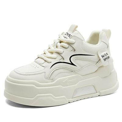 Модные 8,5 см натуральная кожа вулканизированные летние высокие брендовые женские кроссовки на толстой подошве удобные весенне-осенние туфли-лоферы на платформе