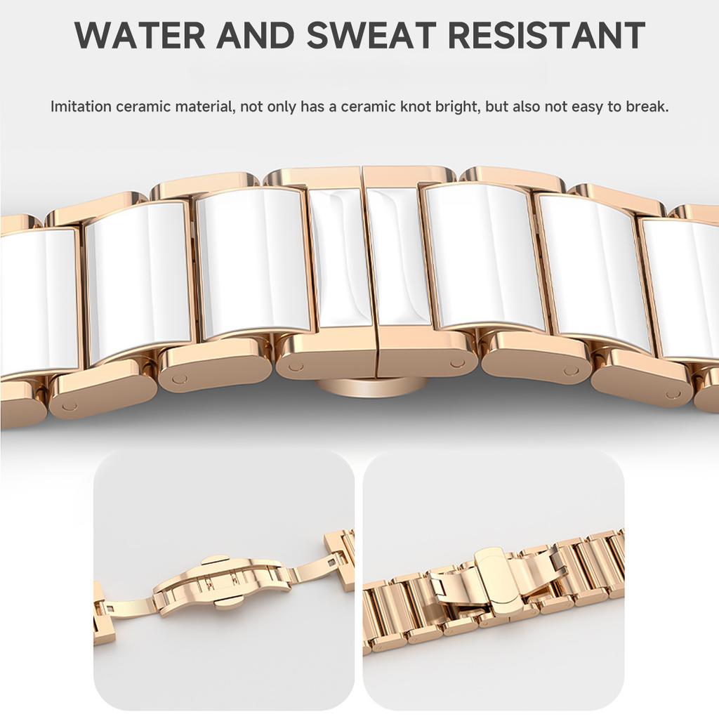 18 мм керамический ремешок для Huawei Watch GT5/4 41 мм/GT5 Pro 42 мм женский браслет-браслет для Huawei Watch GT5 GT4 металлический ремешок для часов