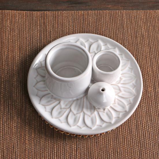 Керамический подсвечник, современный Пало-Санто, ароматическая палочка, горелка, многоцелевой пеплоуловитель, украшение для комнаты для йоги, праздничный подарок