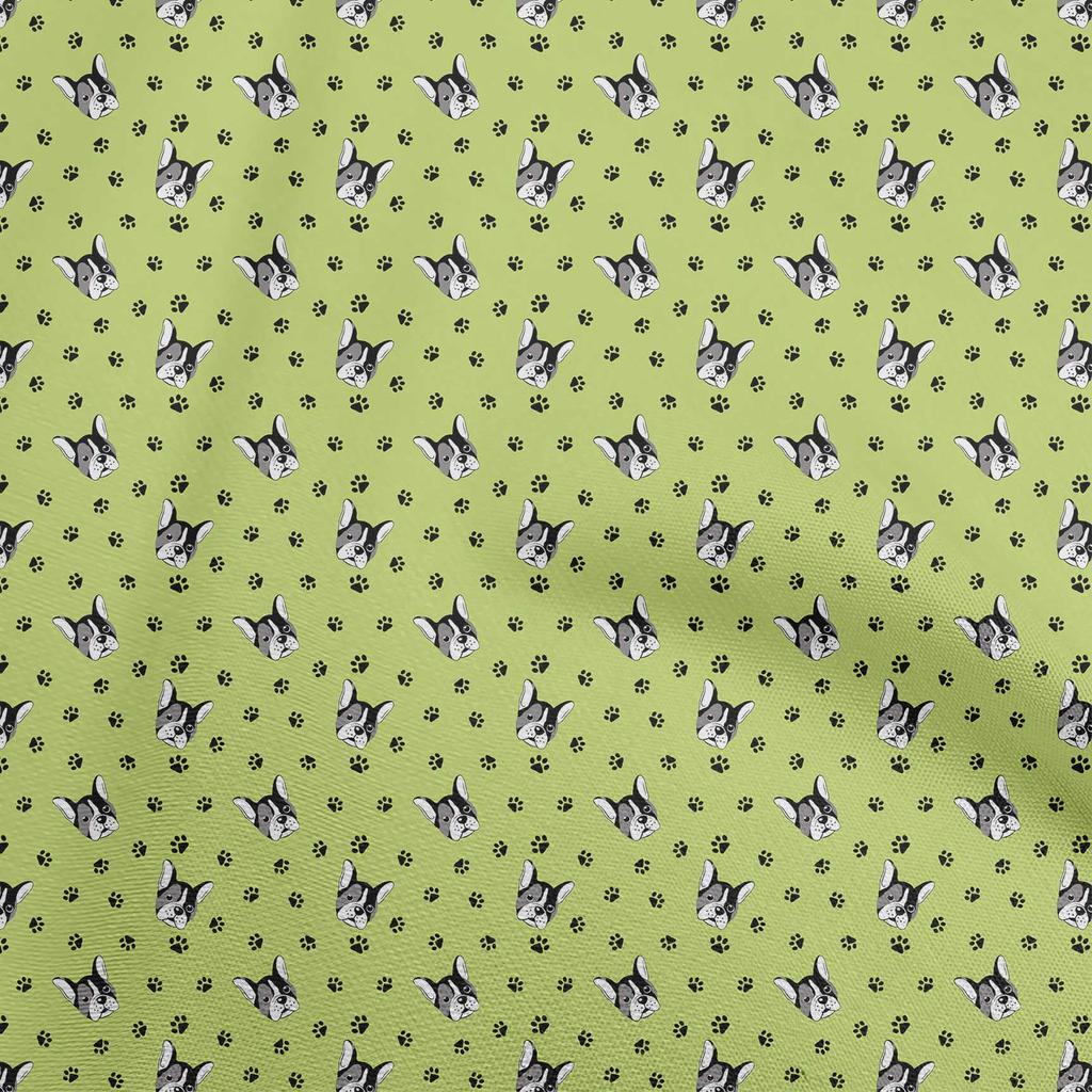 oneOone Cotton Flex Light Brown Fabric Bull Quilting Supplies Print Sewing Fabric By The Yard 40 Inch