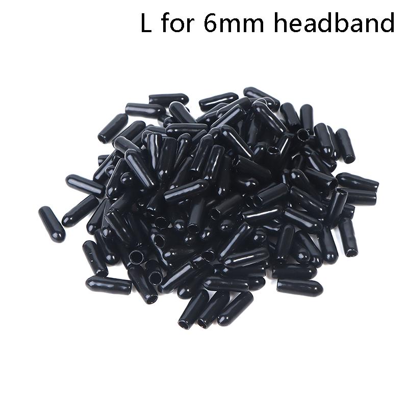 200pcs Rubber Round End Caps For Push-In Caps Of Pipeline Thread Protectors.