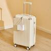 Sturdy Durable Fashionable Trolley Case: Large Capacity Suitcase with Universal Wheels & Combination Lock