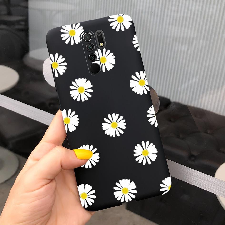 Для Xiaomi Redmi 9 Чехол Силиконовый Ромашка Кактус Задняя Крышка Телефона Для Redmi 9 Prime Мягкий Чехол Для Xiaomi Poco M2 M 2 Reloaded Coque