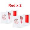2 PCS Baby Handprint Footprints Ink Pads Safe Non-toxic No-Touch Skin Inkless Inkpad Kits Pet Cat Dog Paw Prints Souvenirs Gifts