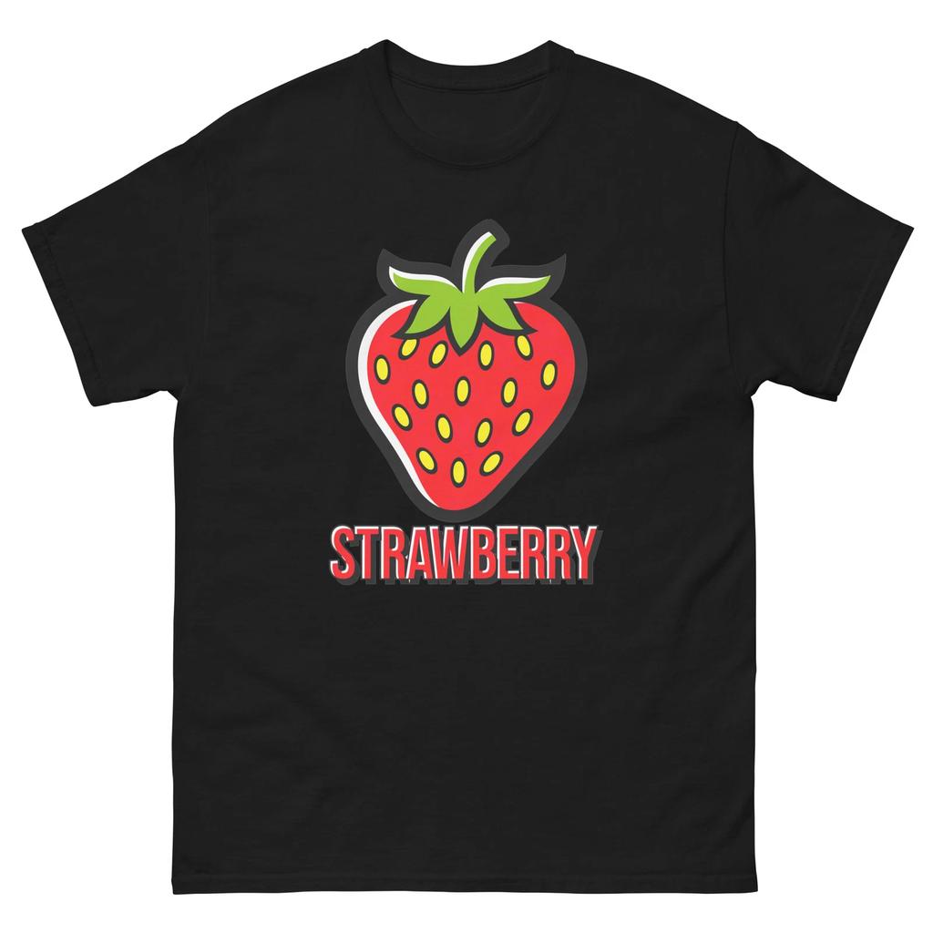 Strawberry Lover Food Image Cartoon Funny T-Shirt Shirt