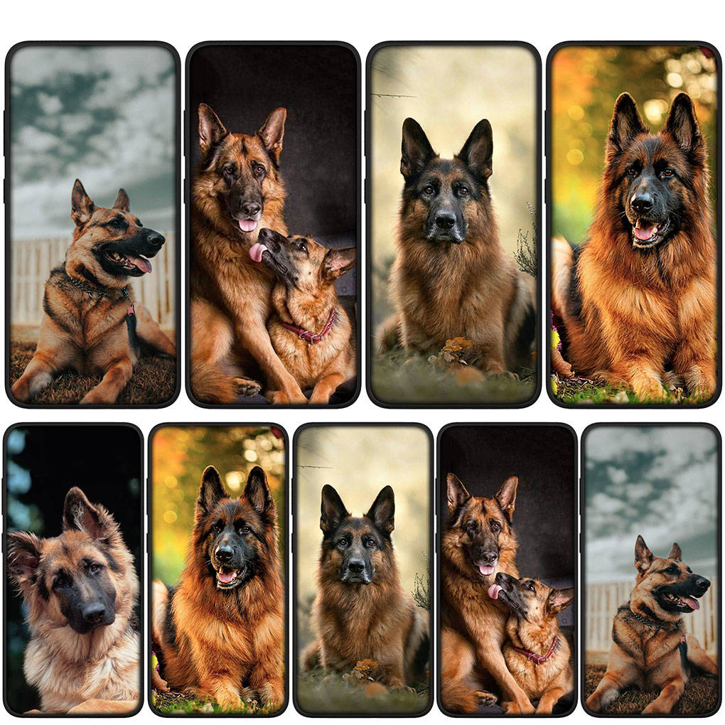 Cover for iPhone 16 15 14 Xiaomi Redmi Note 13 12 11 Pro Max X 10 8 9 XR Samsung Galaxy S24 S23 A05 12C 13C OPPO Huawei German Shepherd Dog Phone Case