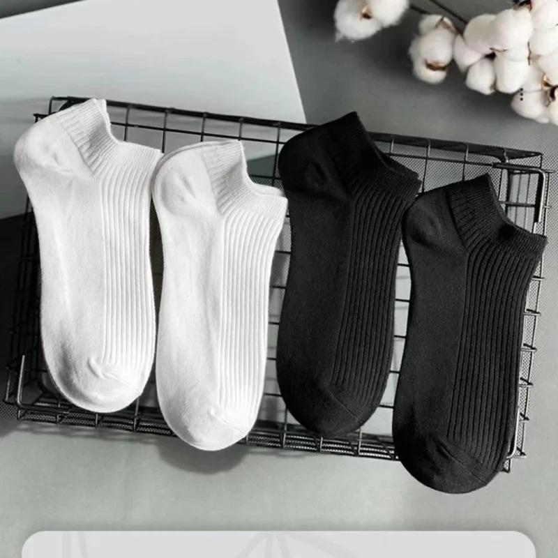 5/10pair Ankle Socks Women Invisible Sweat-absorbing Girls Low Tube Boat Socks EU 35-40