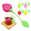 Firmly Filter Reusable Tea Bag Tea Infuser Silicone Tea Ball Coffee Filter Strawberry Teabag