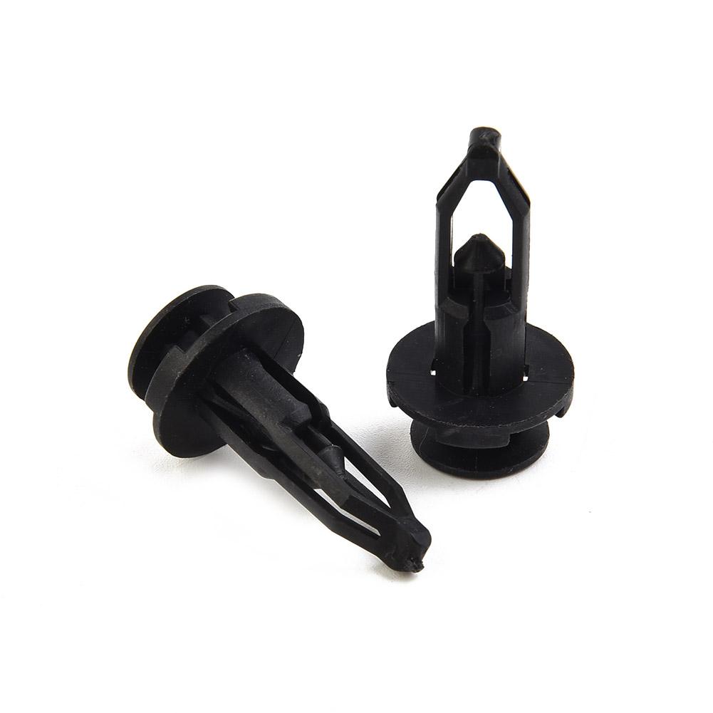 Automotive Practical Fastener Clips Black Cover Decor Fender rivets Fixed Plastic Push pins Push-type Rear Car