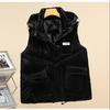 Autumn Winter Women Down Cotton Vests Coat Student Solid Color Outwear Sleeveless Wiastcoat Jacket Woman Padded Jacket Coat Tops