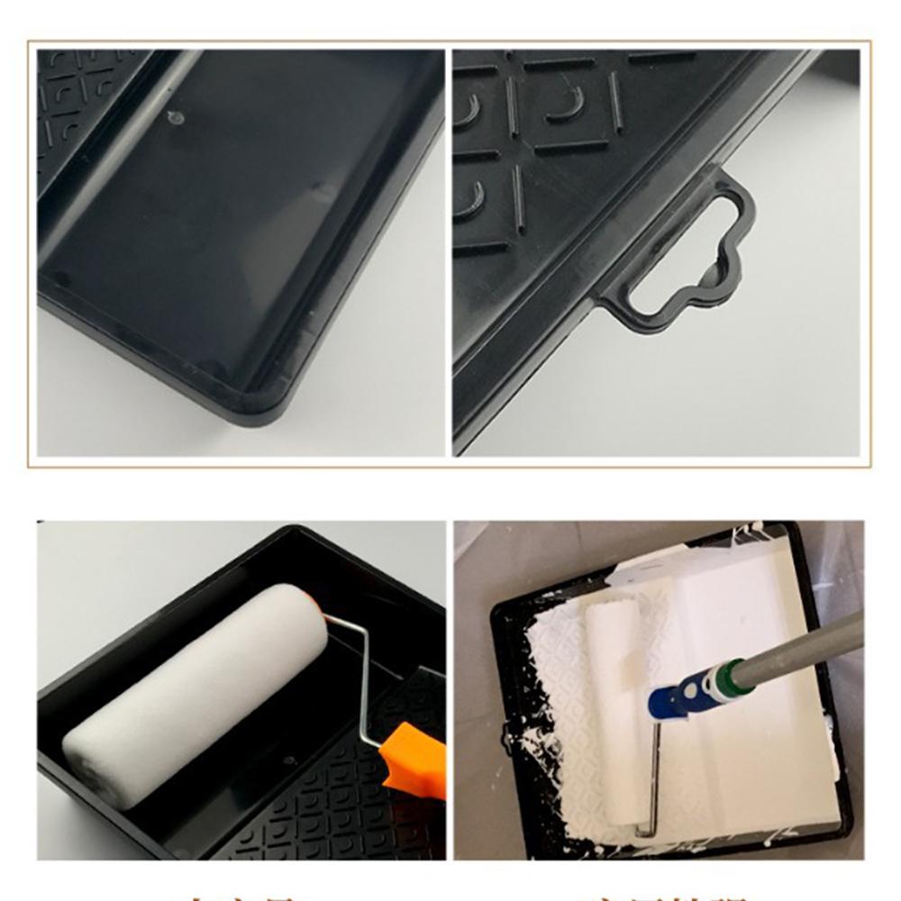 Paint Roller Tray Large Capacity Painting Tool for Latex and Wall Paint Easy Clean Sturdy Design with Handle
