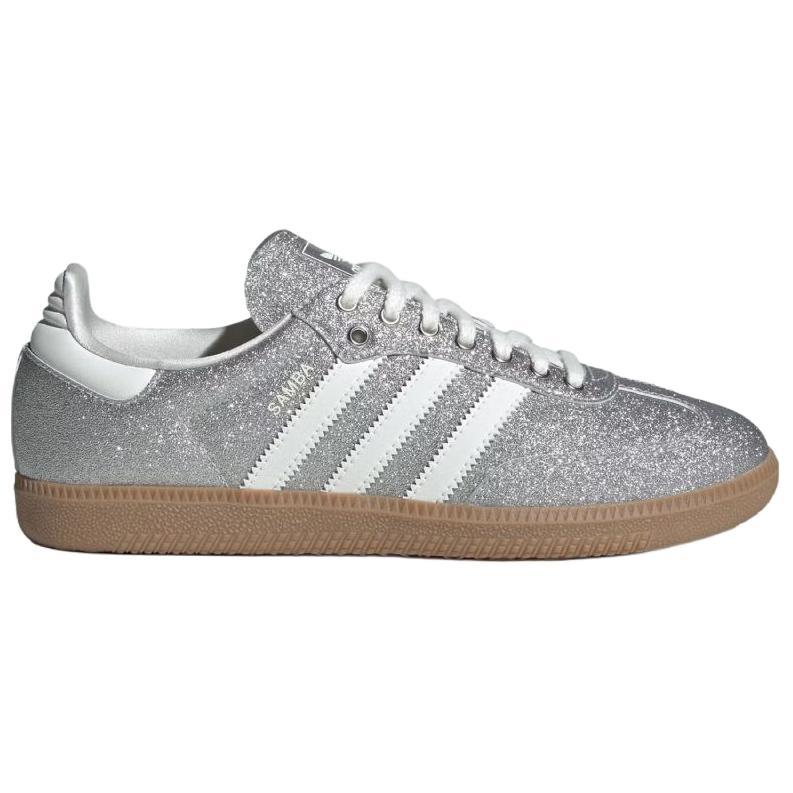 Adidas Originals Samba Блестящий Пакет Универсальные Удобные Прочные Низкие Кроссовки Кроссовки Унисекс Серебристый KI6264