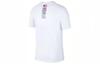 Nike T Shirts Men's White Crew Neck Moderate Straight Fit AV4352-100