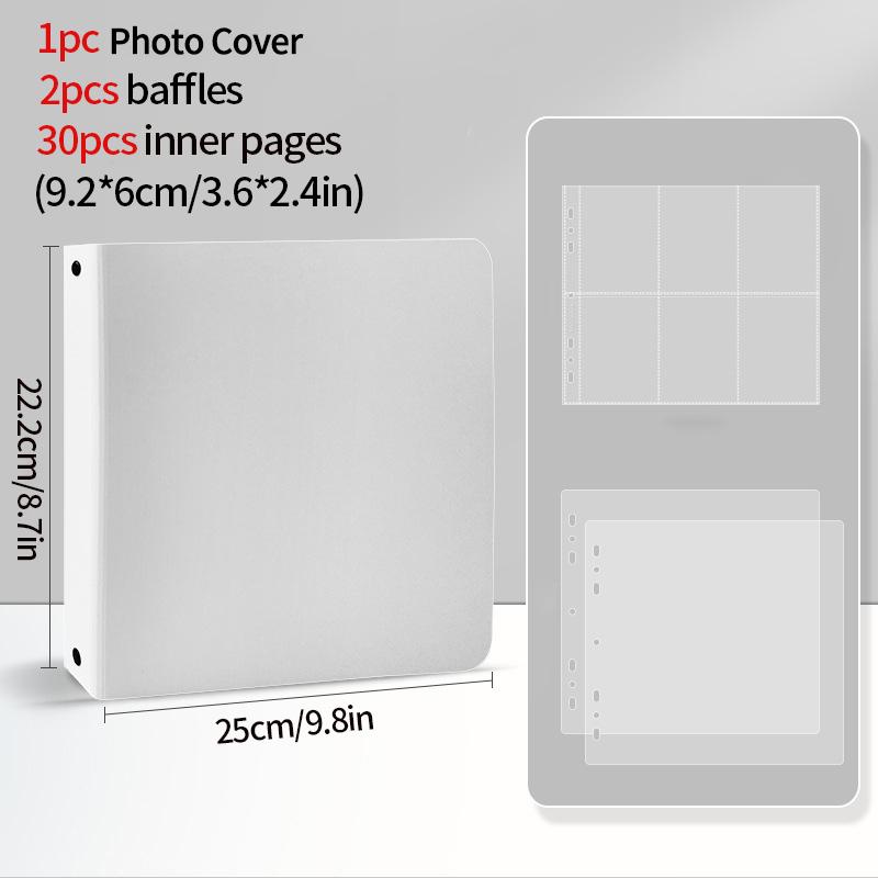 5/6/7/8/13/15 Grids Photocard Holder 1set Kpop Photo Albums Idol Card Collect Book Binding Machine Binder Photocard