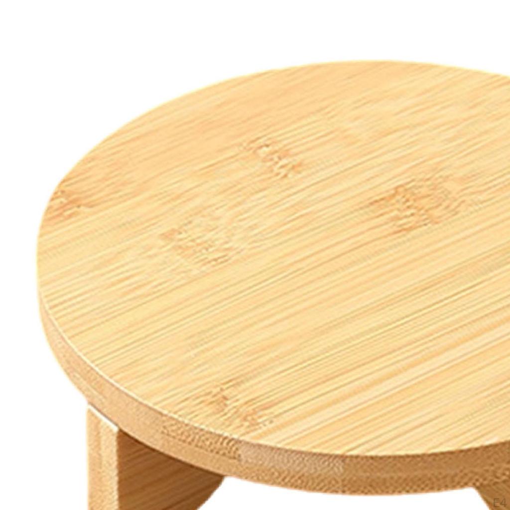 Wooden Planter Stand Desktop Potted Holder Multifunctional Modern Accessories Flower Pot Rack Small