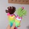 Bucktooth Rabbit Children's Plush Pen Sausage Mouth Rainbow Signature Pen  Student