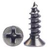 KA Black Nickel Plated Hardened Flat Head Self-Tapping Screws - M2/M2.6/M3/M4/M5