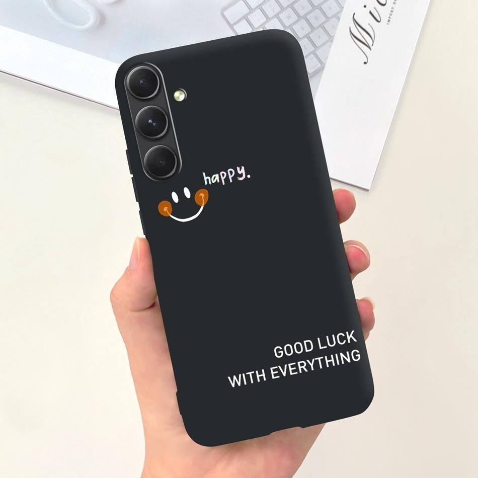 Чехол для телефона Samsung Galaxy A55 Samsung A55 5G SM-A556B Модный узор Луна Мягкая силиконовая задняя крышка