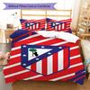 Atleti Bedding Quilt Set Quilt Cover Pillowcase Home Decoration Birthday Gift (1 * duvet cover + 2 * pillowcase, without core)
