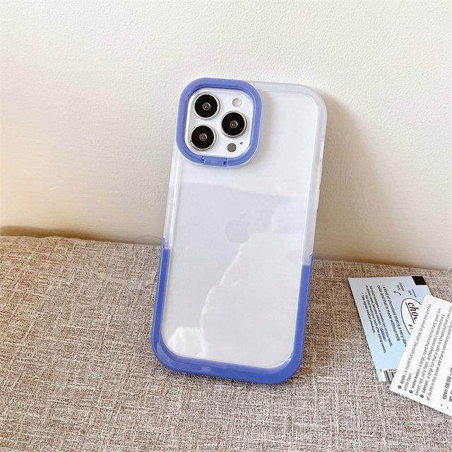 Противоударный прозрачный чехол-подставка для телефона Iphone 14 Pro Max 13 12 11 Pro Max 14 Plus, защита объектива, силиконовый бампер, задняя крышка