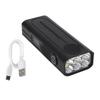 Flat Flashlights 10000LM USB Rechargeable IPX4 Protection 4200mAh with Pocket Clip EDC Flat