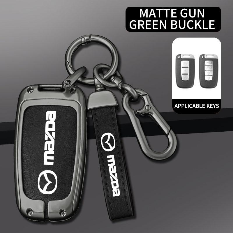 Multiple colors Luxury Car KeyChain Genuine Leather Key Chain for Mazda 3 bk bl 323 Axela Atenza CX-3 CX-4 CX5 CX-7 Accessories vf2