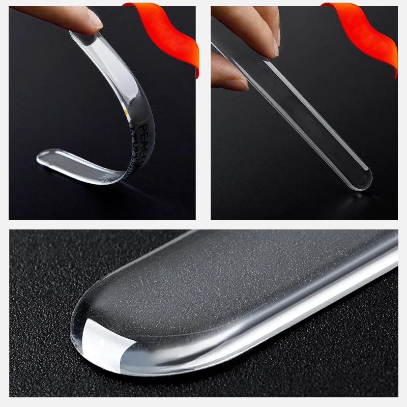 4/6PCS car door edge transparent protective adhesive anti-collision anti-scratch body decorative strip car body bumper strip