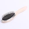 Wooden Handle Anti Static Steel Comb Detangling Hair Extensions Wig Brush  Household