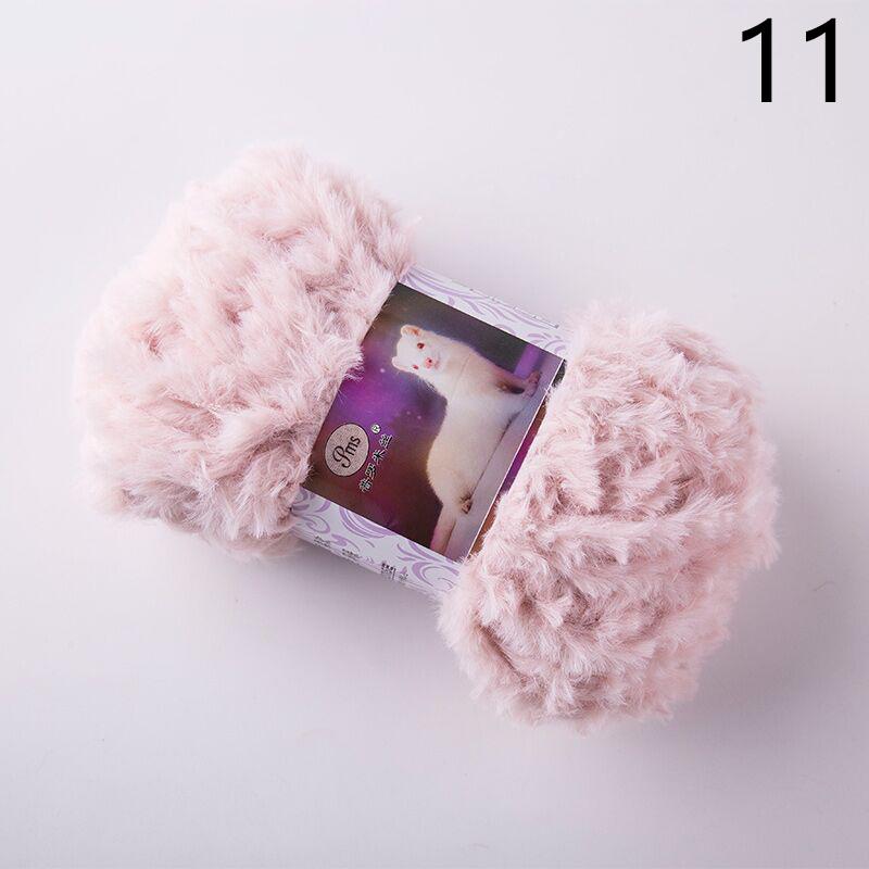 50 г/рулон пряжи из искусственного меха, мохера, шерсти, кашемировой пряжи, зимняя пряжа для самостоятельного ручного вязания крючком, свитер, нитки, детская одежда, шарф, шапка, пряжа