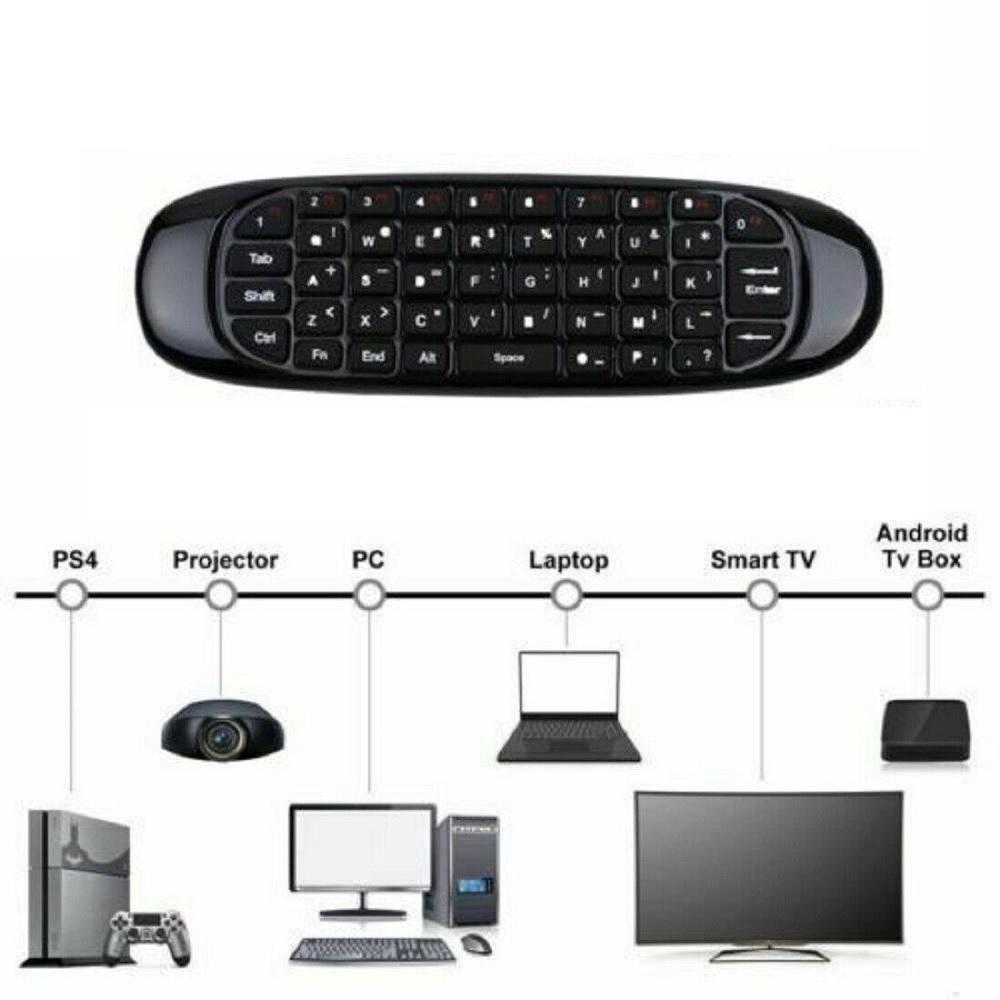 Пульт дистанционного управления с голосовым управлением 2,4 ГГц, USB-зарядка для Windows/Mac OS/Linux/Android