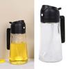 470ML Oil Dispenser Spray Pour 2 In 1 Olive Bottle Sprayer for Air Fryer Salad Frying Multi-Liquid Oil BPA-Free Glass Wide Mouth Oil Sprayer
