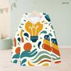 Girls Long Sleeve Hooded Pullover Sea Turtle Star Moon Printed Casual Hoodie