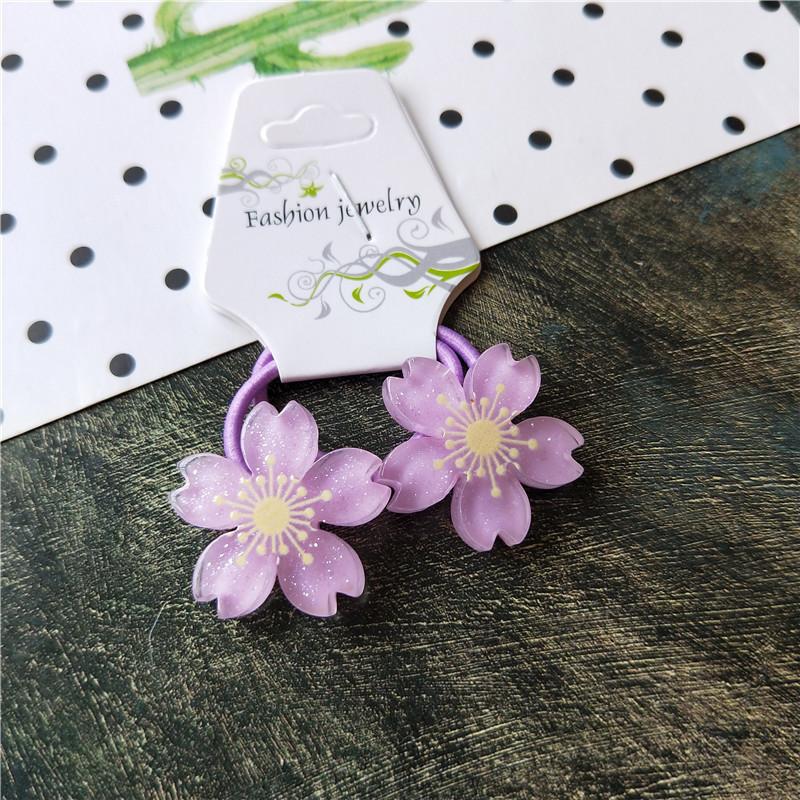 2 шт. новые милые маленькие цветы принцесса головные уборы детские эластичные ленты для волос детские резинки для волос веревки аксессуары для девочек детский головной убор