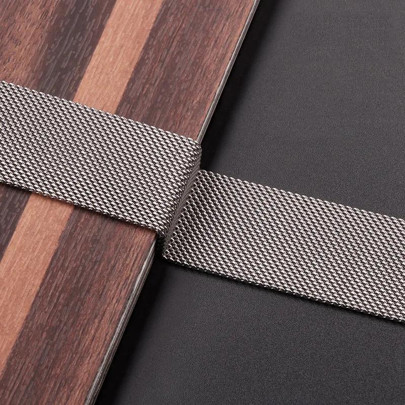 Миланский ремешок для Apple watch band 44 мм Ultra 2 49 мм браслет iwatch Series 10 9 7 8 6 SE 5 4 3 Correa 38/40 мм 42/46 мм 41/45 мм