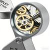 10-30X золотой/серебряный в коробке портативный складной трехсекционный инструмент для ювелирных изделий/этикеток/чтения лупа для чтения