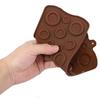 Самодельная форма для шоколадного торта в виде кнопки, силиконовые формы для выпечки в форме губ, инструмент для вечеринки