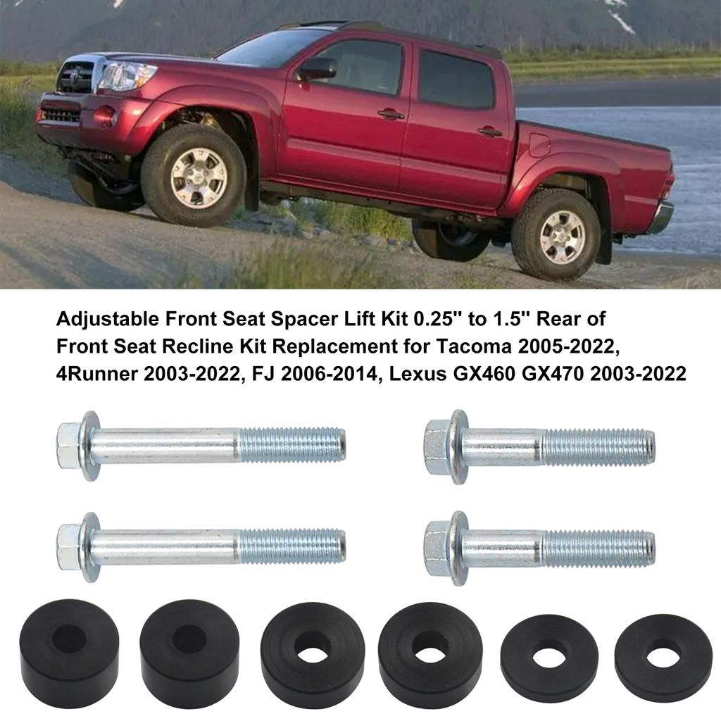 Комплект подъема регулируемой проставки переднего сиденья от 0,25 до 1,5 дюйма Замена комплекта наклона задней части переднего сиденья